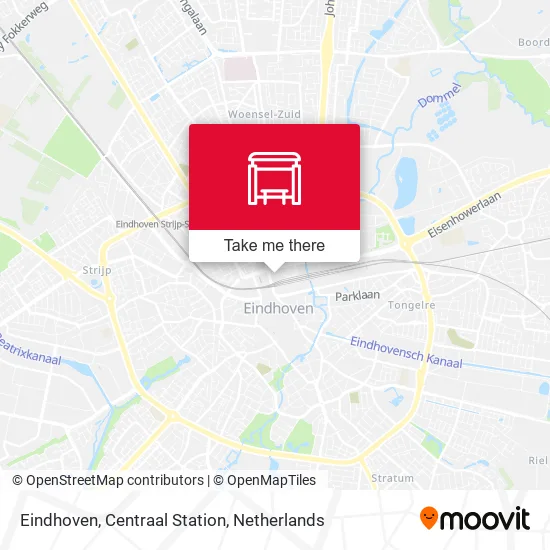Eindhoven, Centraal Station map