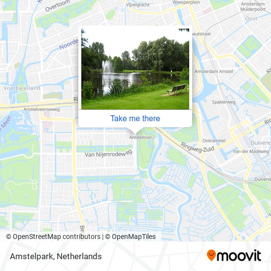 Amstelpark map