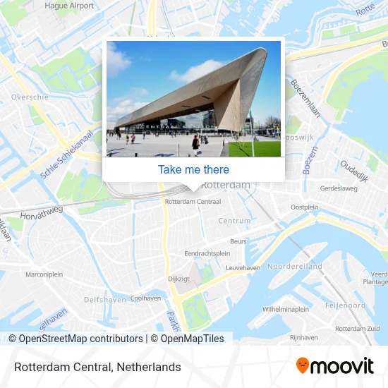 Rotterdam Centraal Karte