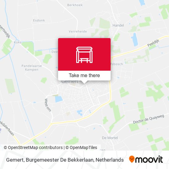 Gemert, Burgemeester De Bekkerlaan map