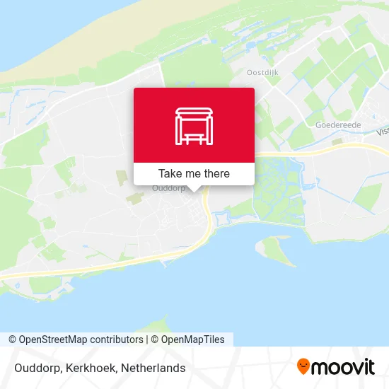Ouddorp, Kerkhoek Karte