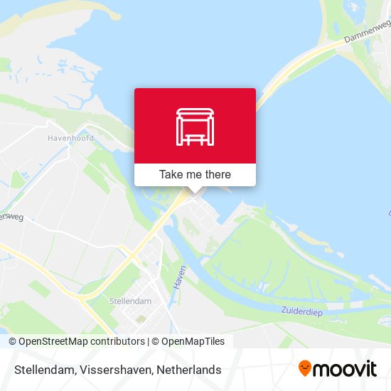 Stellendam, Vissershaven map