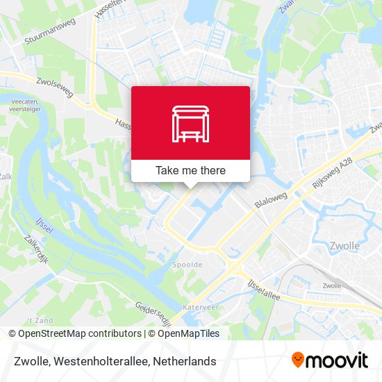 Zwolle, Westenholterallee Karte
