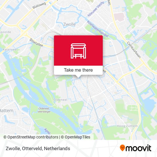 Zwolle, Otterveld Karte