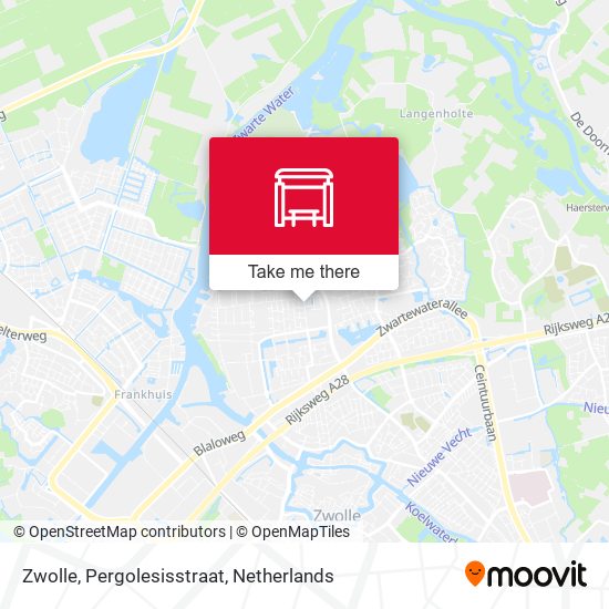 Zwolle, Pergolesisstraat map