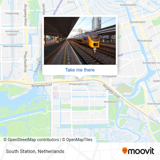 Station Zuid map