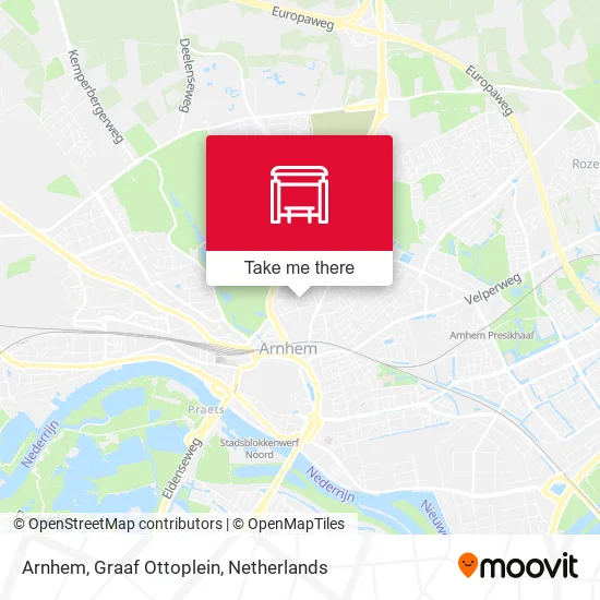 Arnhem, Graaf Ottoplein map