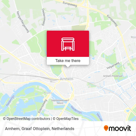 Arnhem, Graaf Ottoplein map