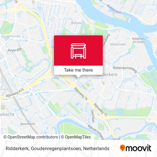 Ridderkerk, Goudenregenplantsoen map