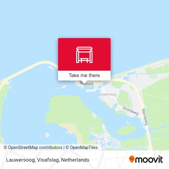 Lauwersoog, Visafslag map