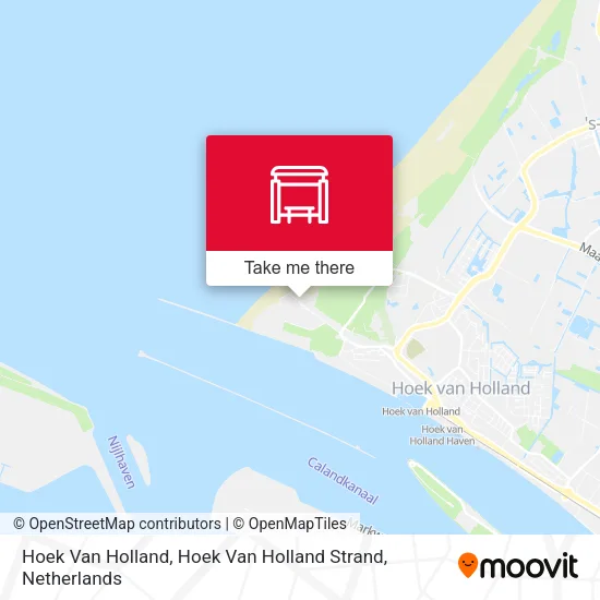 Hoek Van Holland, Hoek Van Holland Strand map
