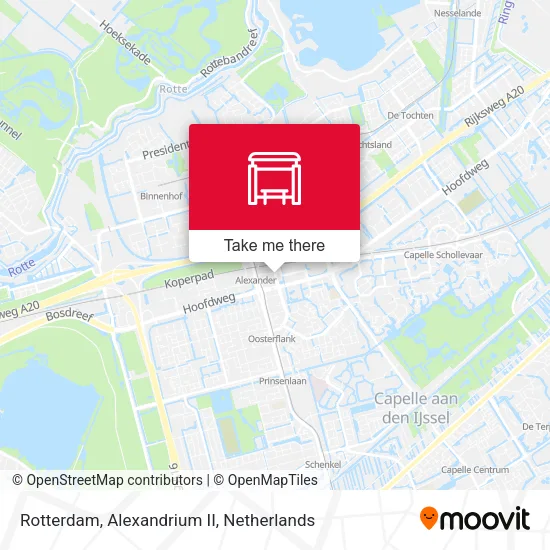 Rotterdam, Alexandrium II map
