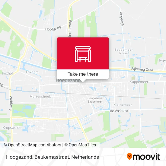 Hoogezand, Beukemastraat map