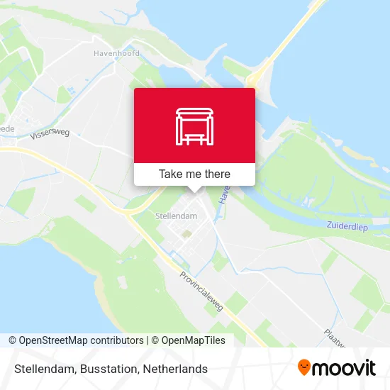 Stellendam, Busstation map