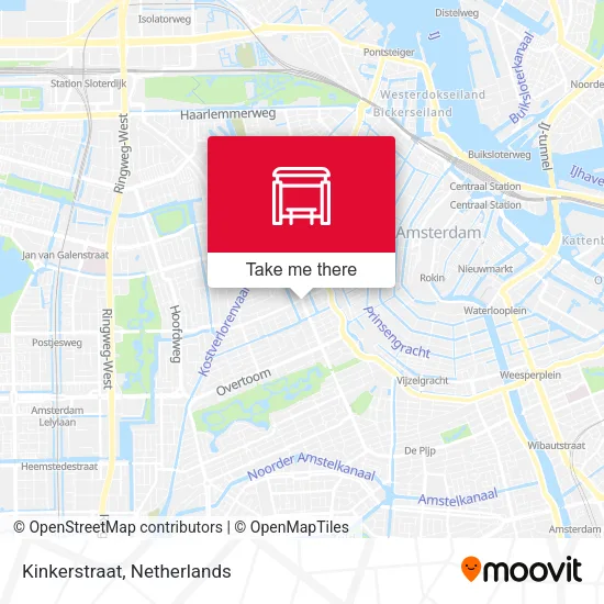 Kinkerstraat map