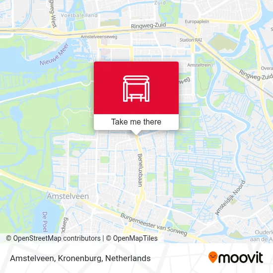 Amstelveen, Kronenburg map