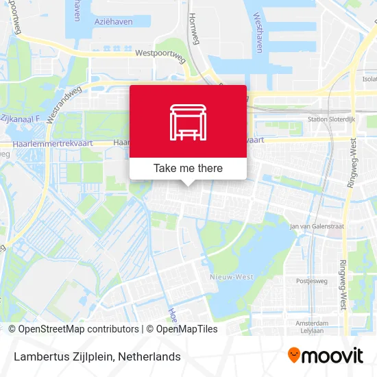 Lambertus Zijlplein map