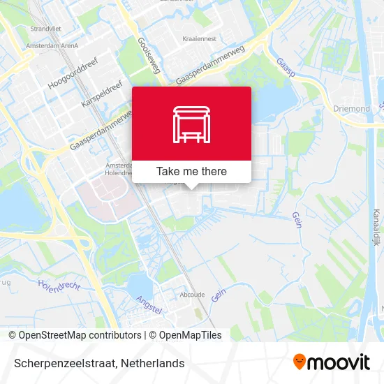 Scherpenzeelstraat map