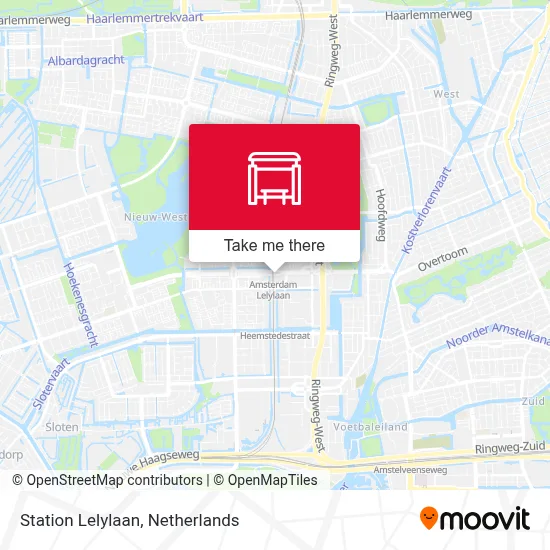 Station Lelylaan map