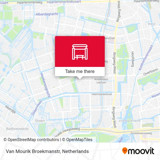 Van Mourik Broekmanstr map