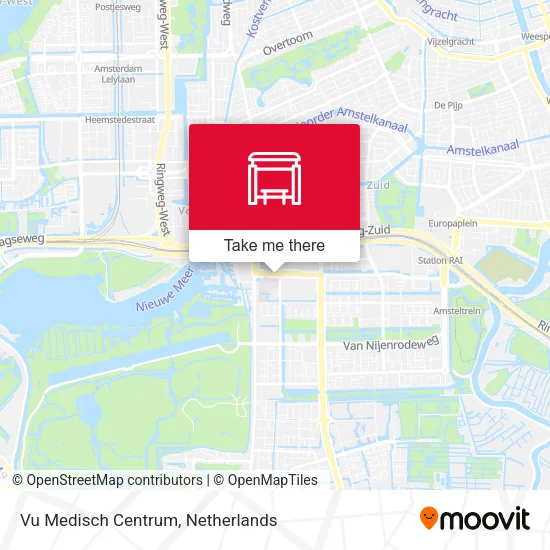 Vu Medisch Centrum map