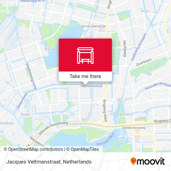 Jacques Veltmanstraat map