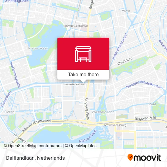 Delflandlaan map