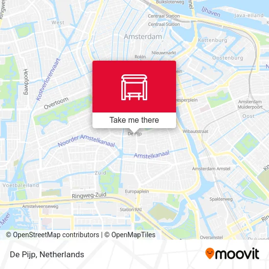 De Pijp map