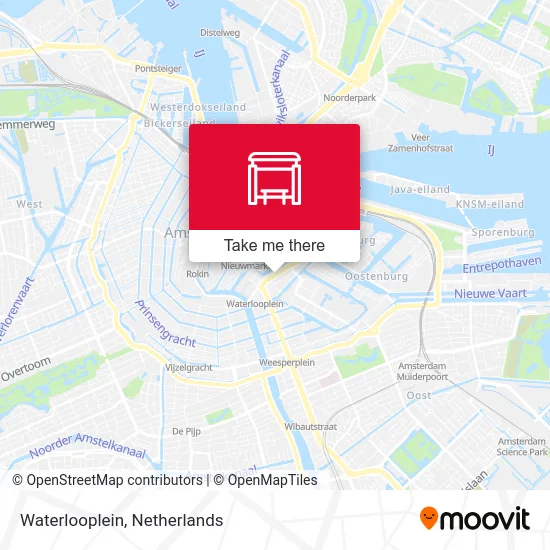 Waterlooplein map