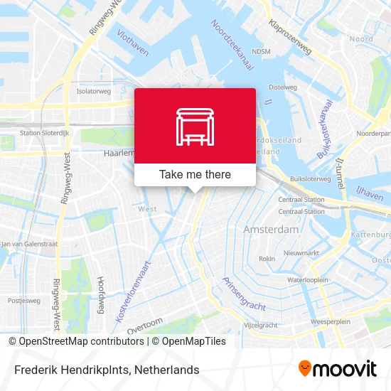 Frederik Hendrikplnts map