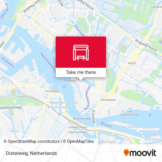 Distelweg map