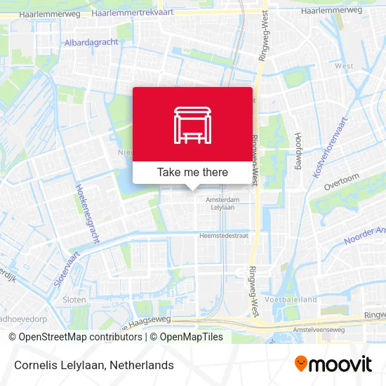 Cornelis Lelylaan map