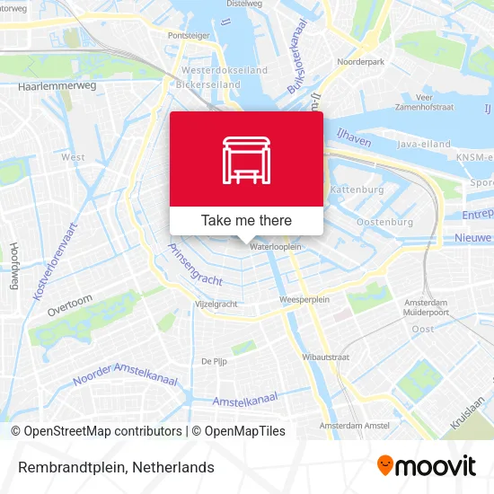Rembrandtplein map