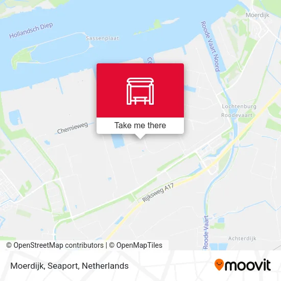 Moerdijk, Seaport map