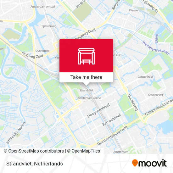 Strandvliet map