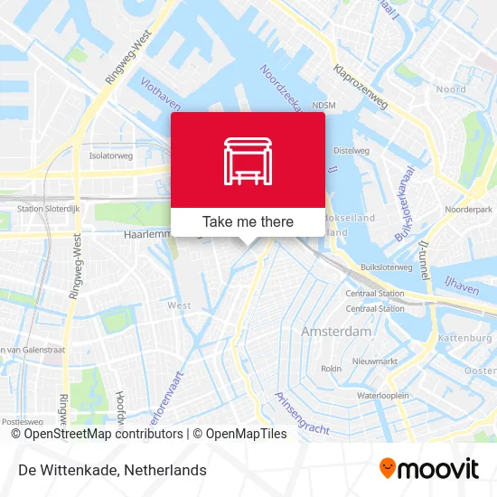 De Wittenkade map