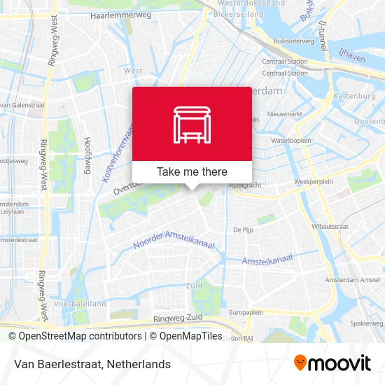 Van Baerlestraat map