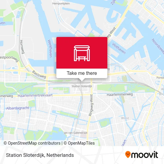 Station Sloterdijk map