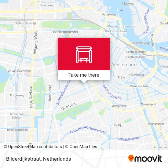 Bilderdijkstraat map