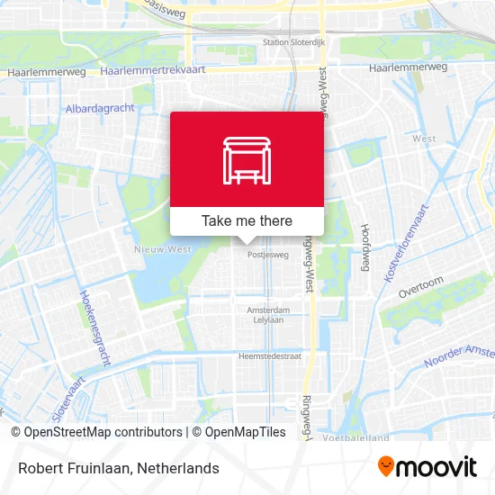 Robert Fruinlaan map