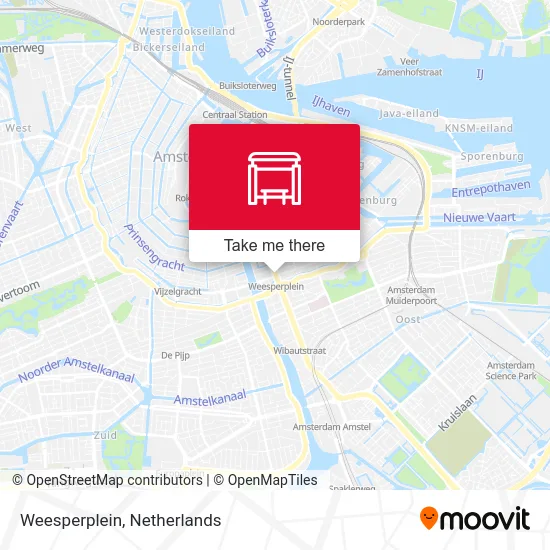Weesperplein map