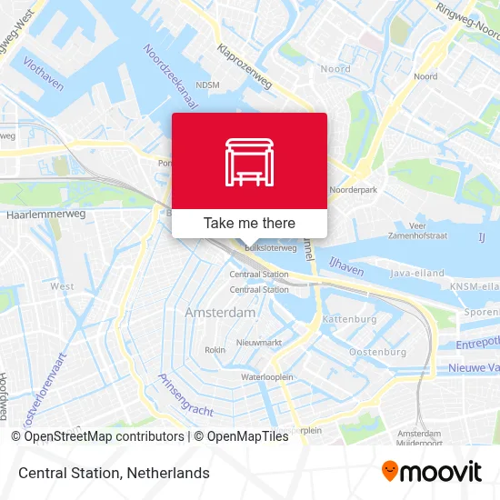 Centraal Station map