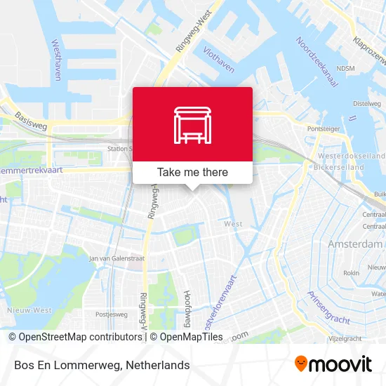 Bos En Lommerweg map