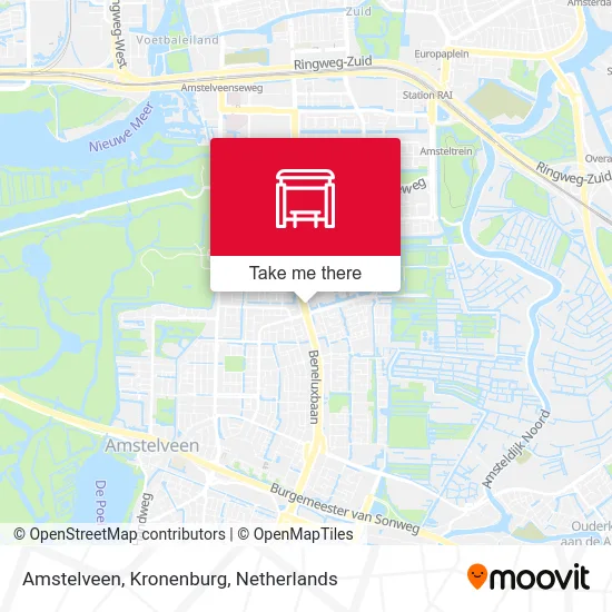 Amstelveen, Kronenburg map