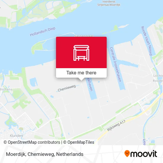 Moerdijk, Chemieweg map