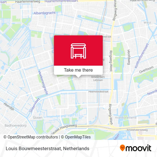 Louis Bouwmeesterstraat map