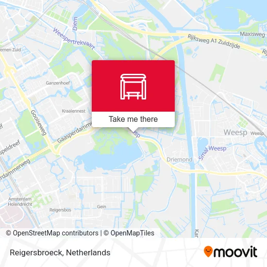 Reigersbroeck map