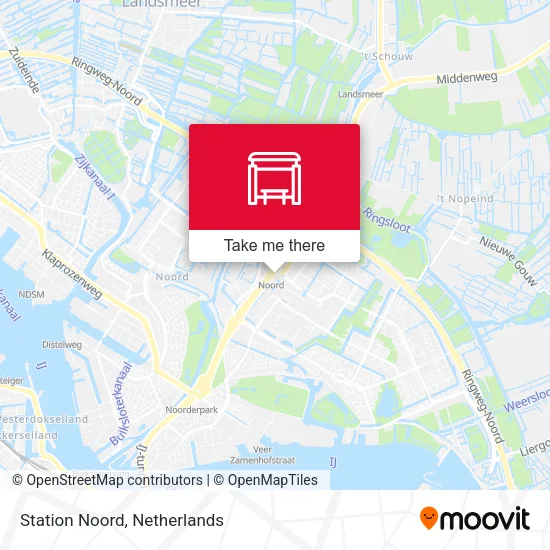Station Noord map