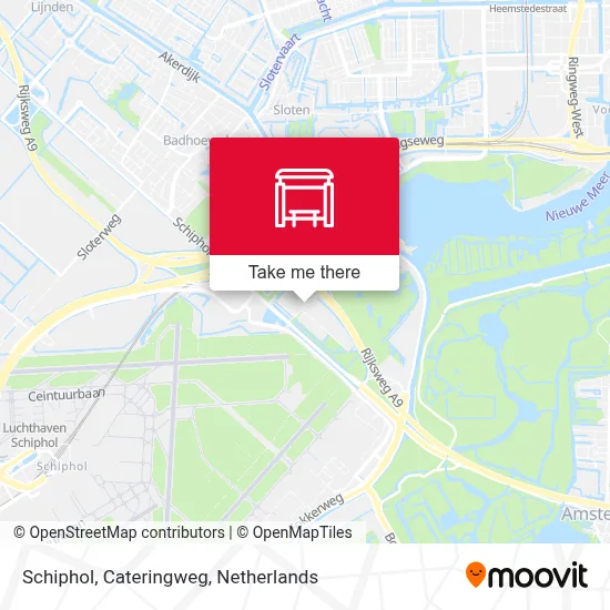 Schiphol, Cateringweg map