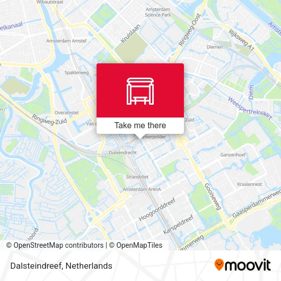 Dalsteindreef map